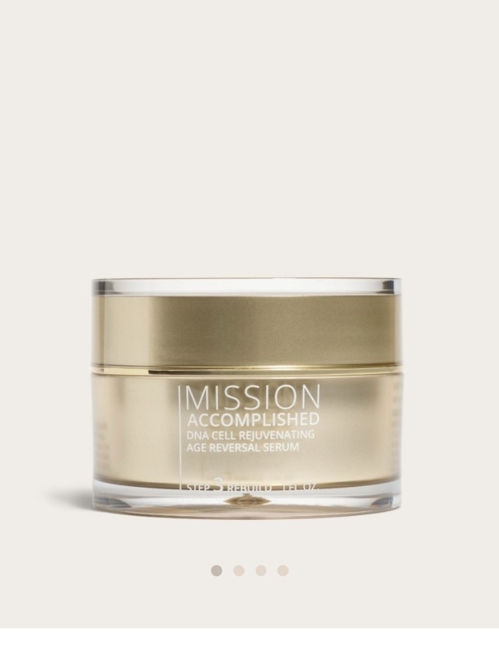 Mission Accomplished DNA Cell Rejuvenating Serum — Gold